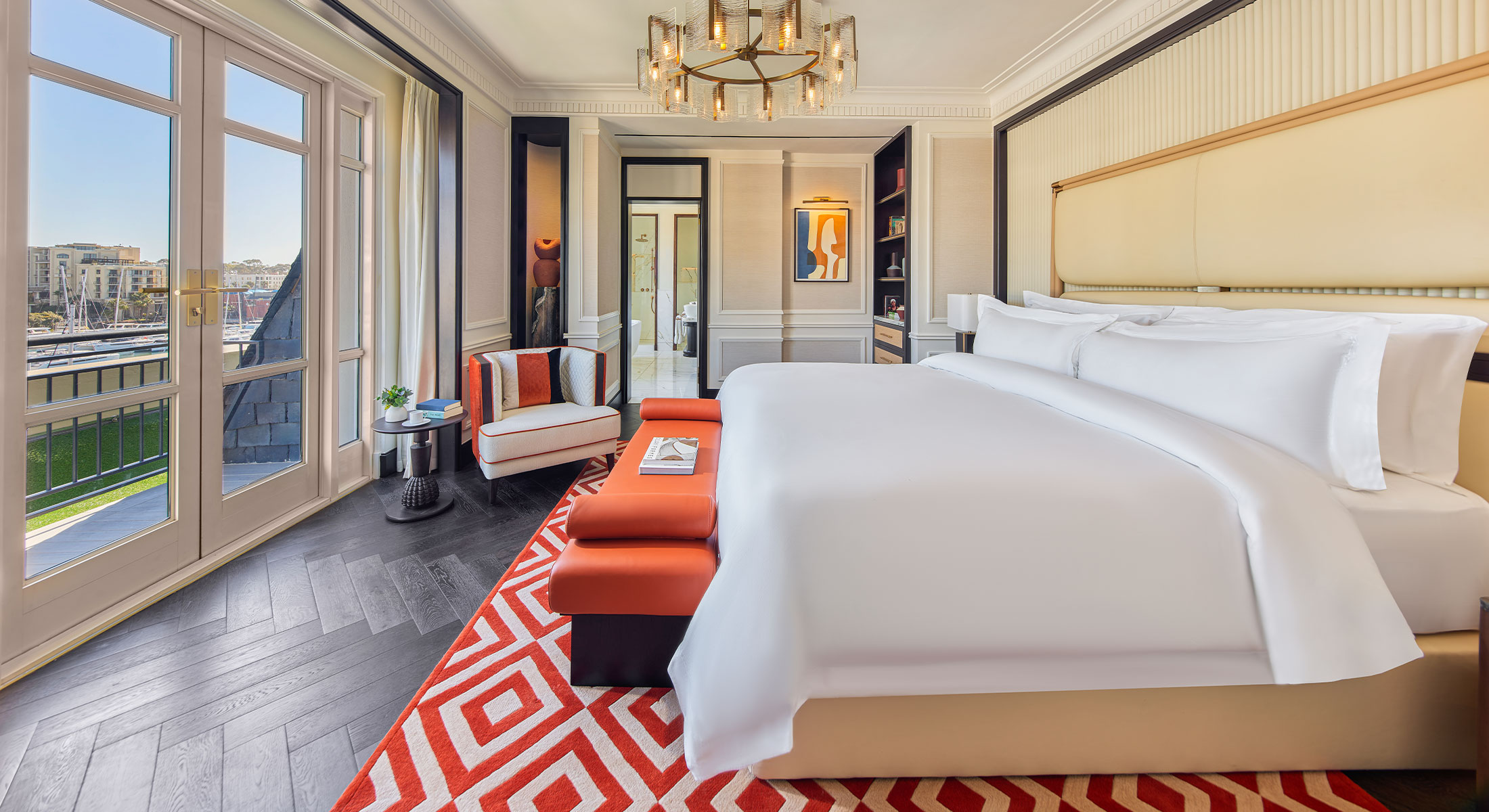 Hotel suite interior